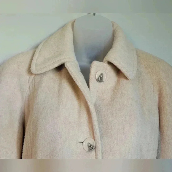 East 5th Beige Wool Peacock women's size small - Picture 8 of 12